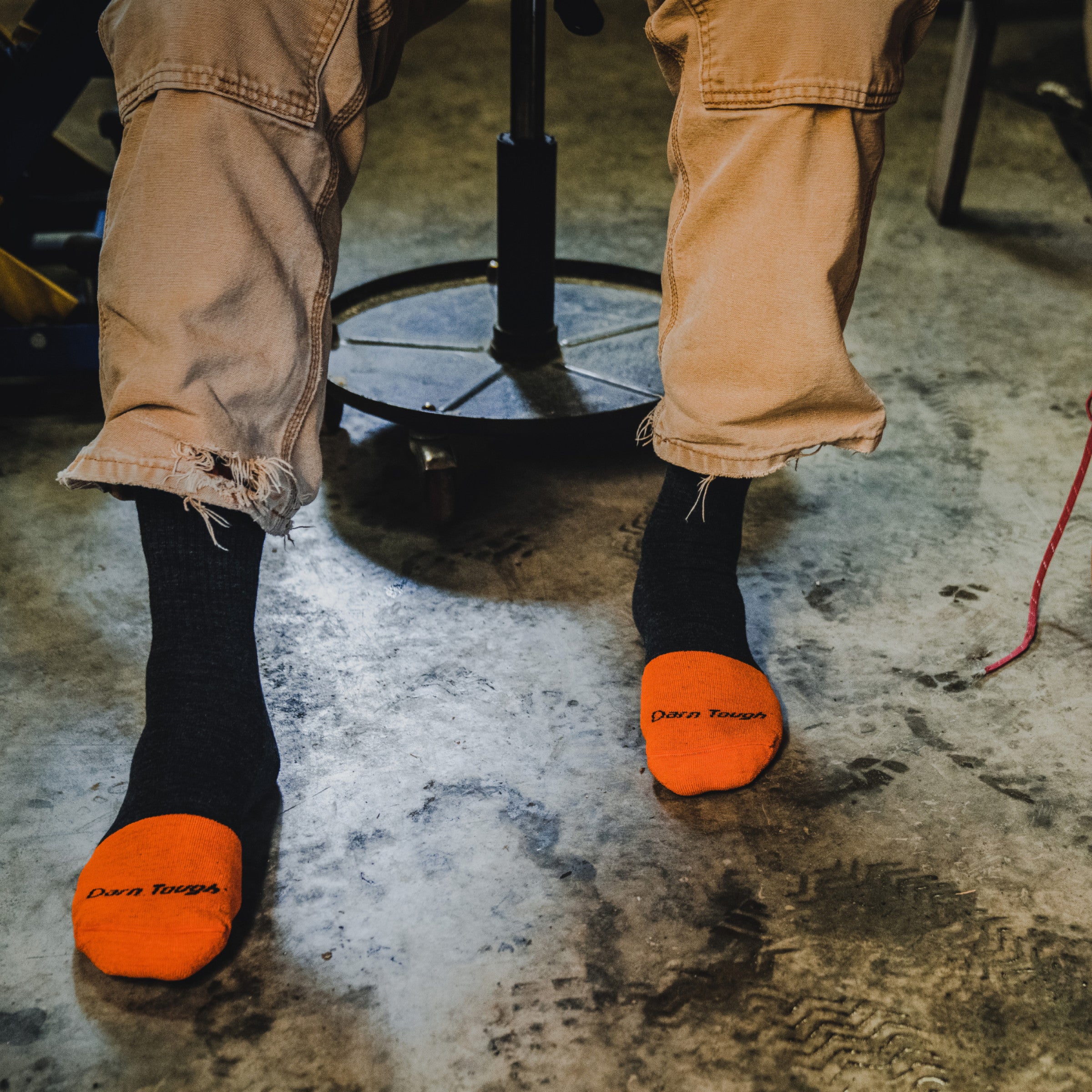 Men's Steely Micro Crew Midweight Work Socks - Image 4