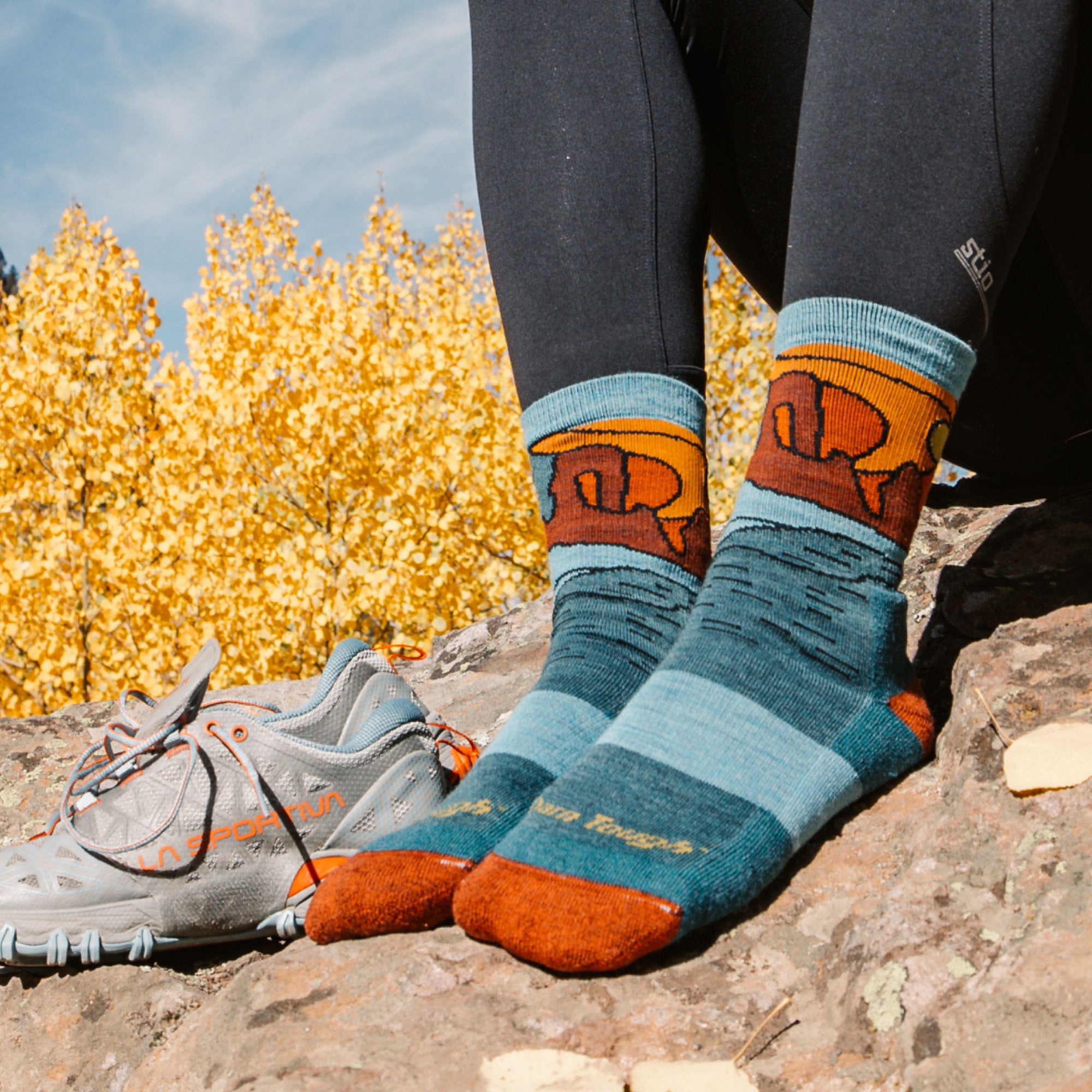 Women's Celeste Micro Crew Midweight Hiking Socks - Image 3