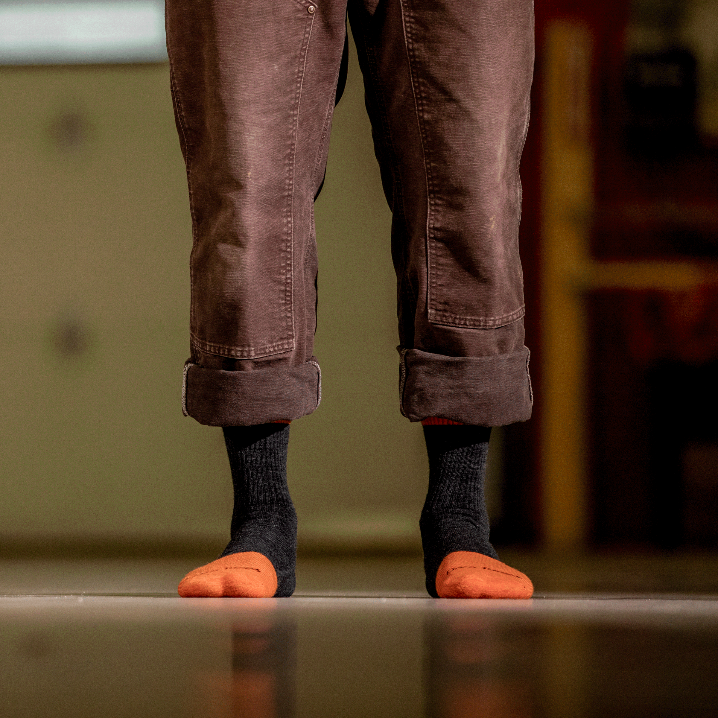 Men's Steely Micro Crew Midweight Work Socks - Image 6