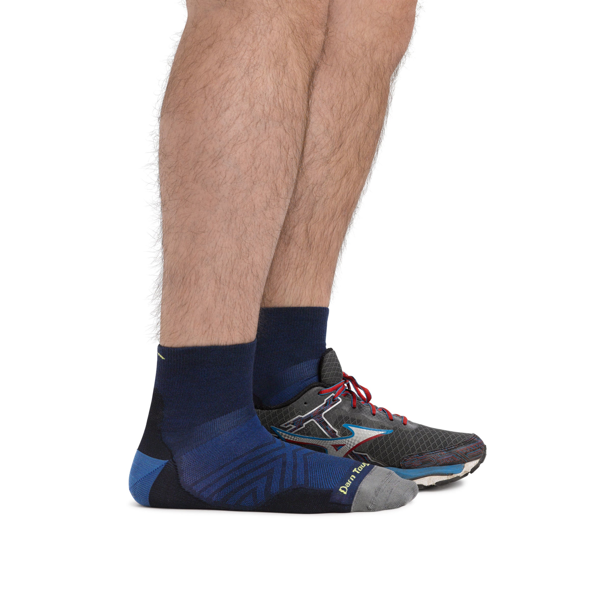 Men's Run Quarter Ultra-Lightweight Running Socks - Image 8