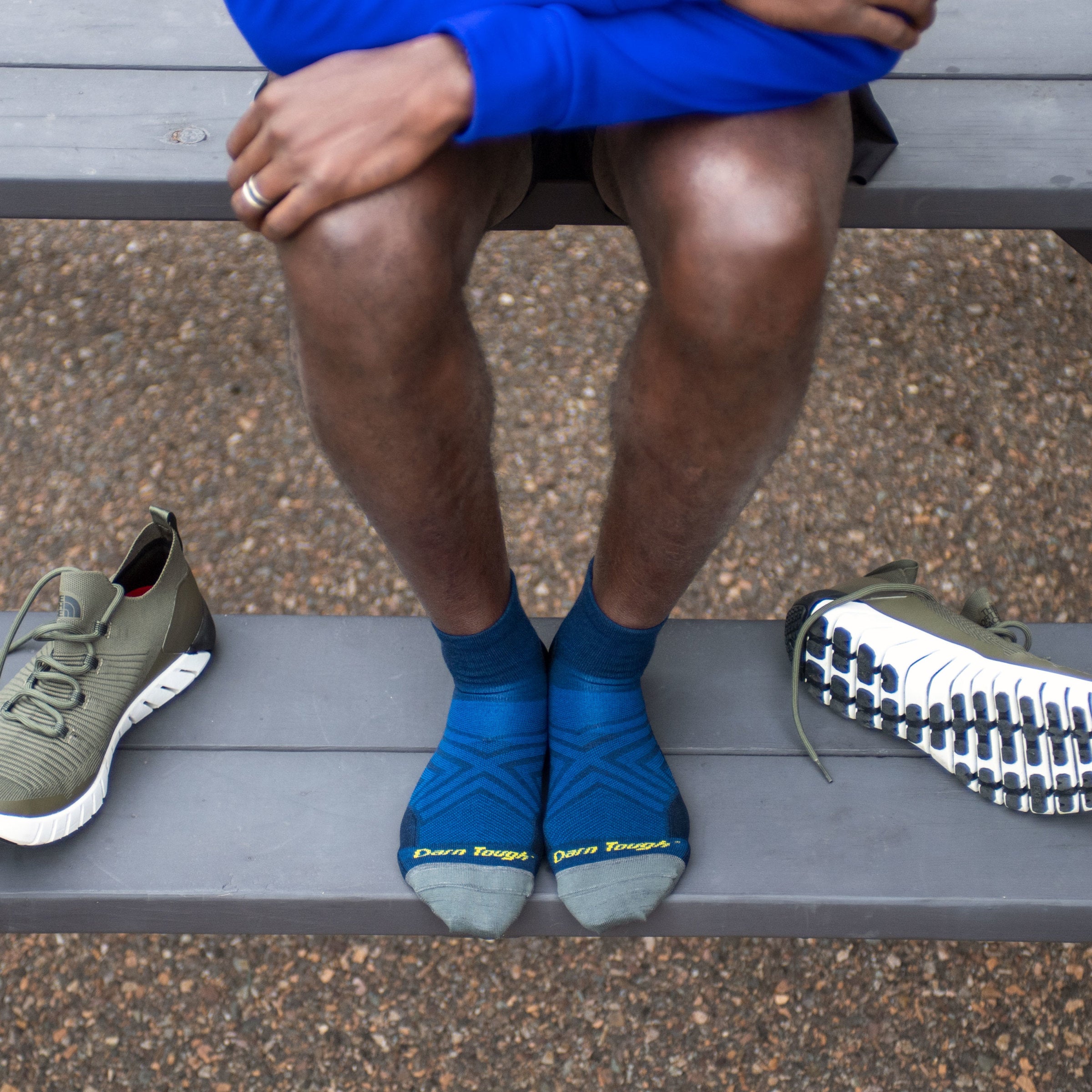 Men's Run Quarter Ultra-Lightweight Running Socks - Image 5