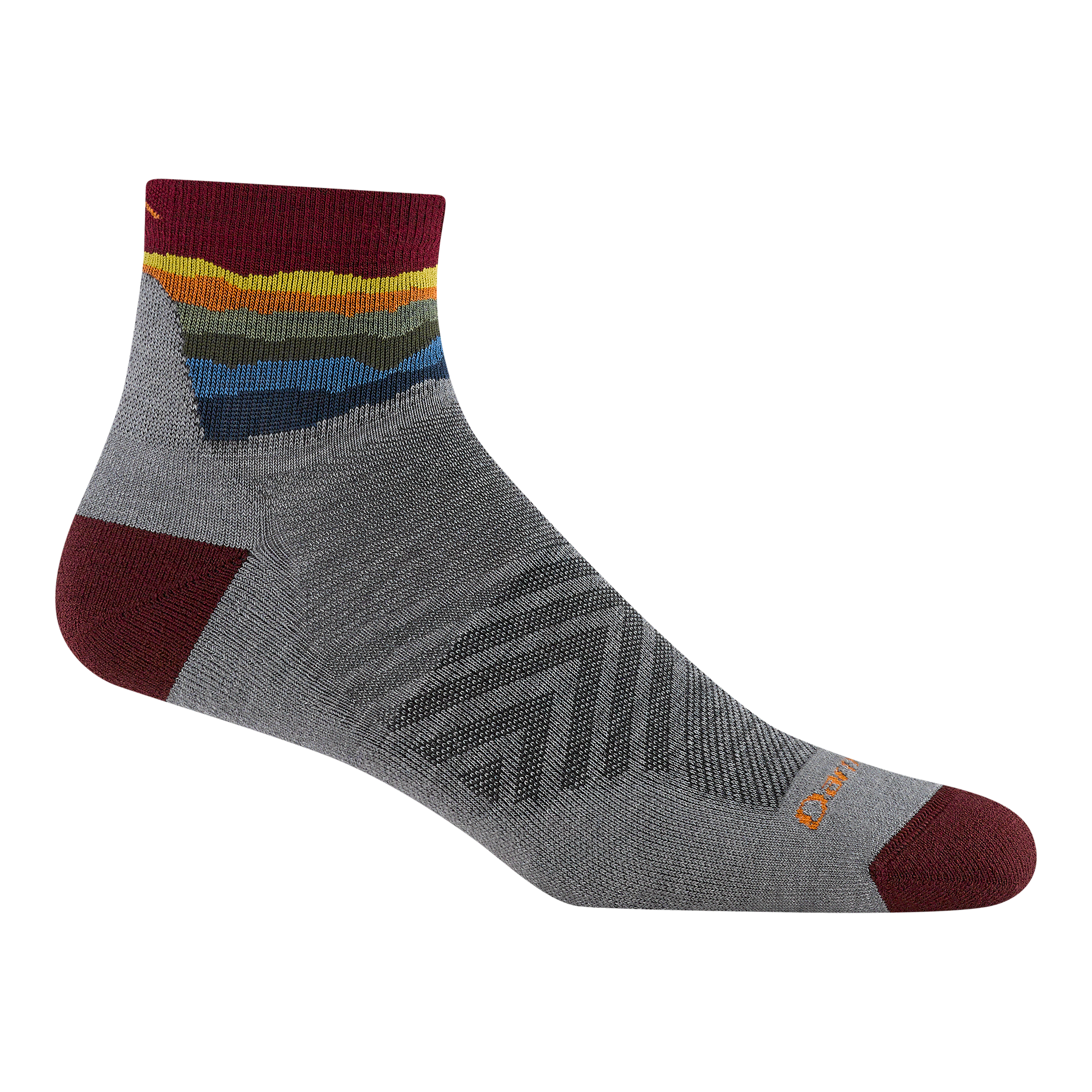 Men's Run Quarter Cushioned Ultra-Lightweight Running Socks - Image 6