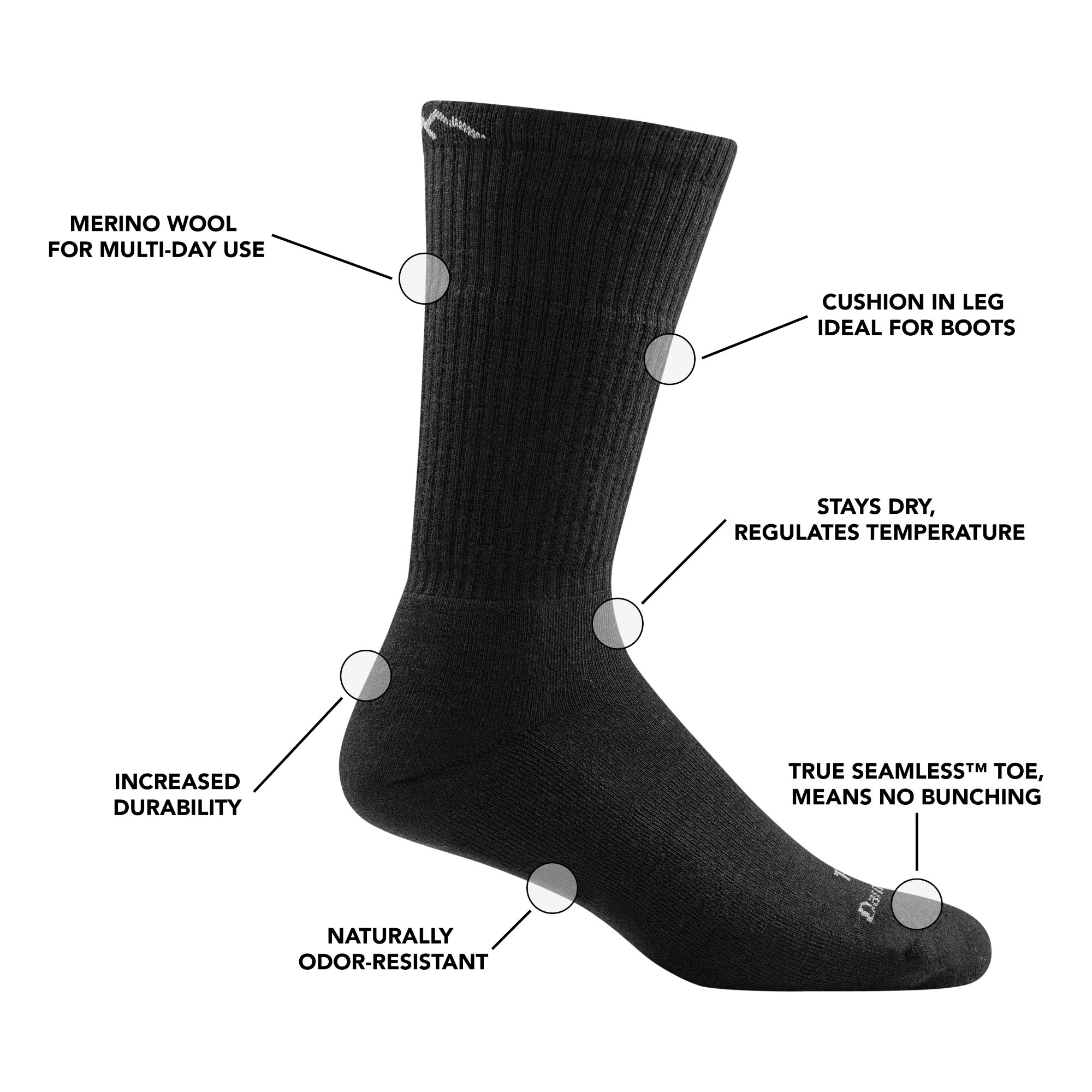 T4021 Boot Midweight Tactical 3 Pack - Image 10